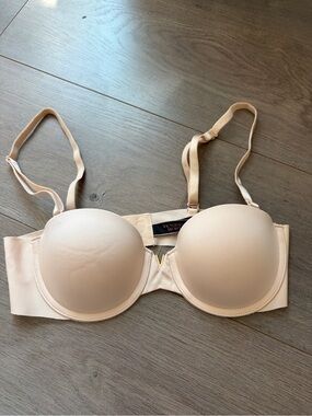 Victoria's Secret Nude Push-Up Strapless Multi-way Bra 34A